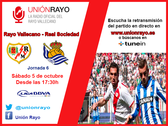 Cartel Rayo Vallecano – Real Sociedad