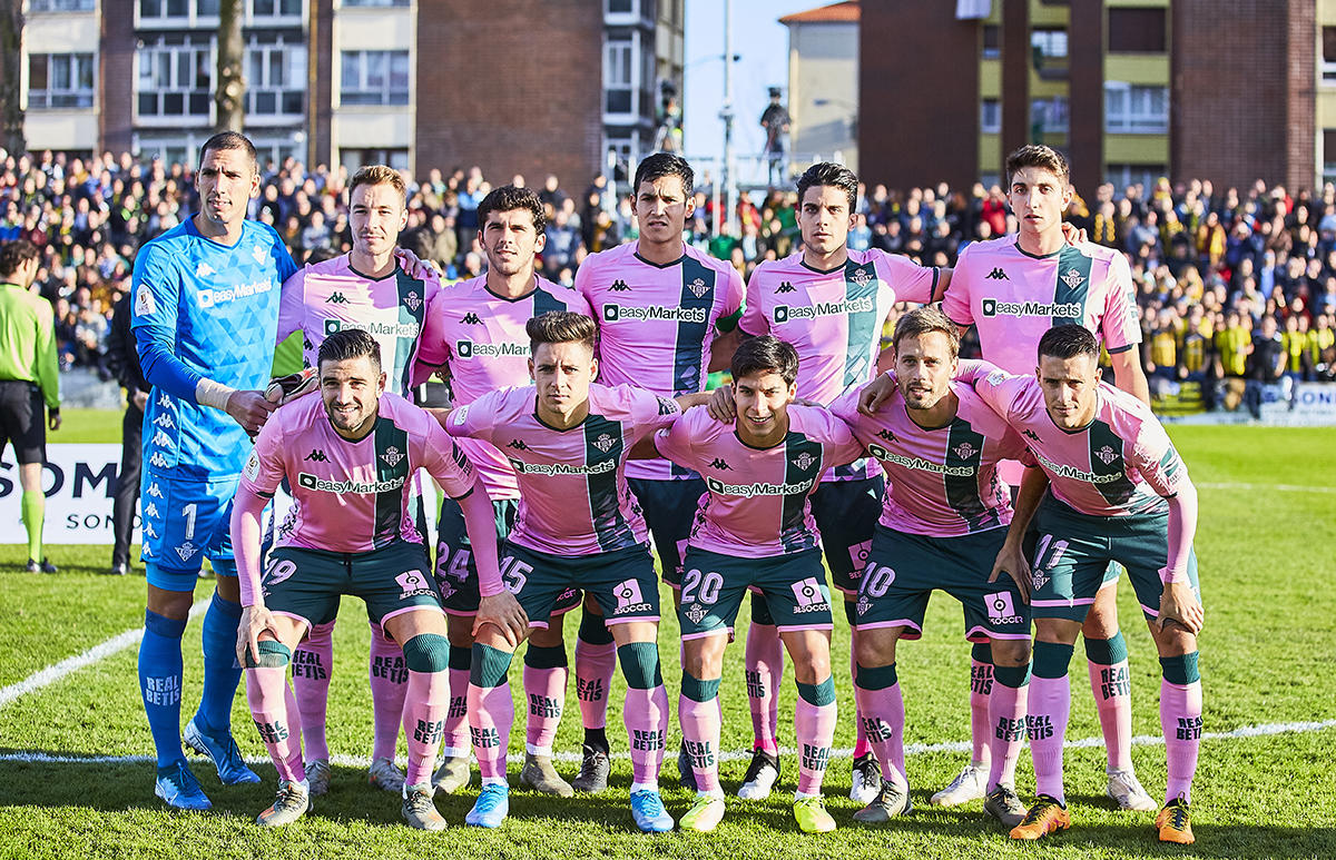 Once inicial del Real Betis ante el Portugalete